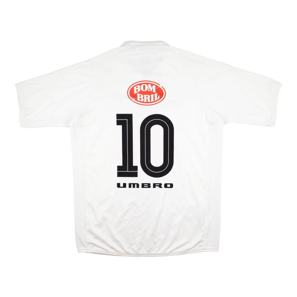 Santos FC 2001-02 Home Shirt (#10) ((Good) L)_0