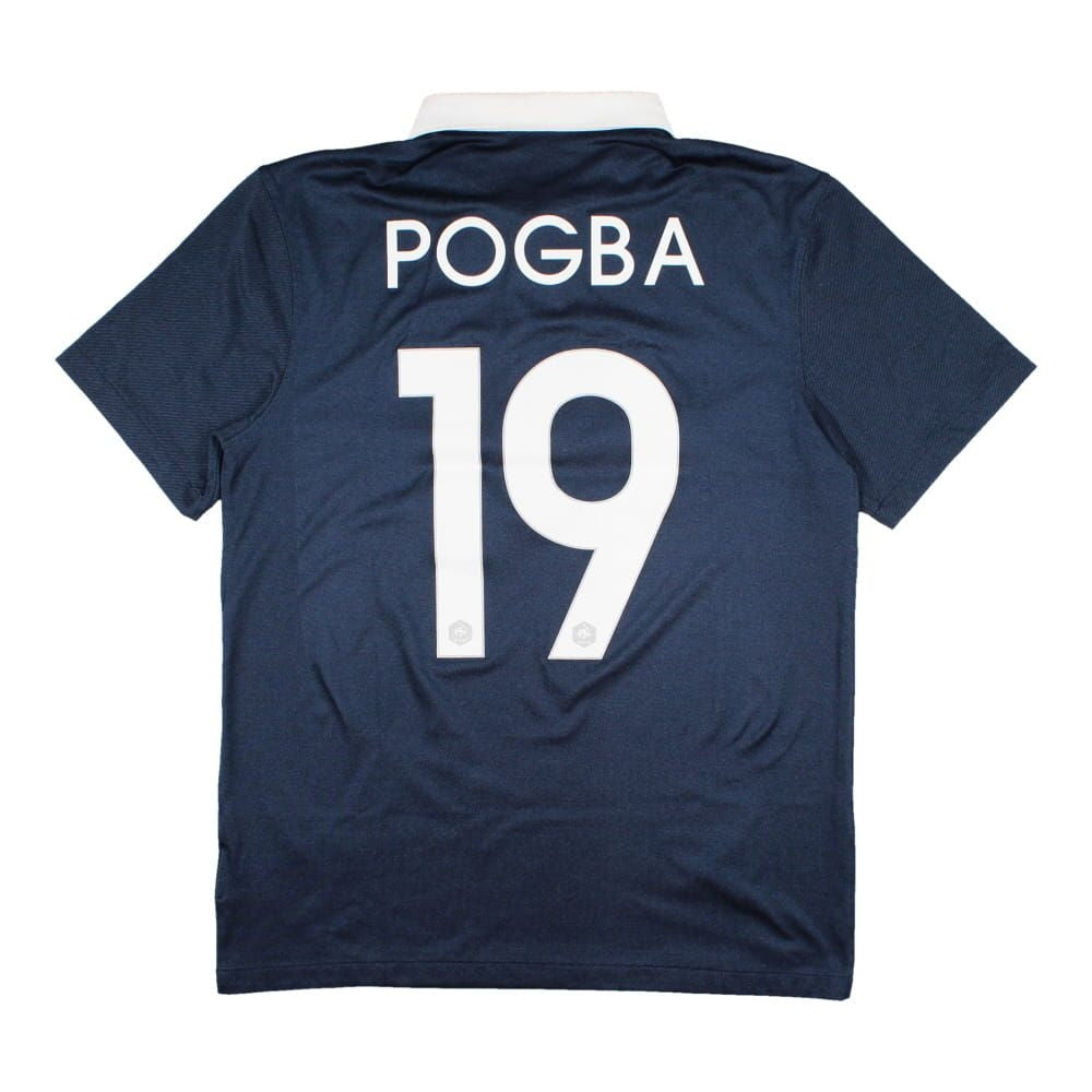 France 2014-2015 Home Shirt (Pogba #19) ((Excellent) M)
