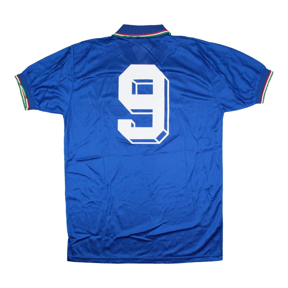 Italy 1990-91 Home Shirt (#9) ((Excellent) M)_0