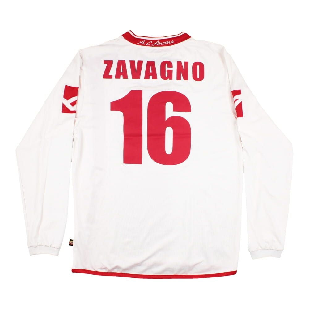 Ancona 2009-2010 Away Shirt LS (Zavagno 16) ((Very Good) XL)_0