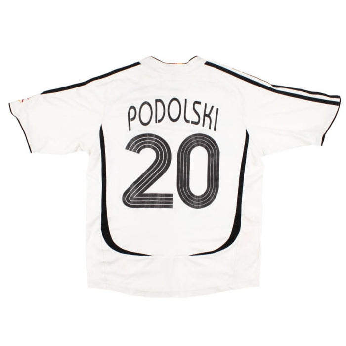 Germany 2005-07 Home Shirt (Podolski #20) ((Fair) S)