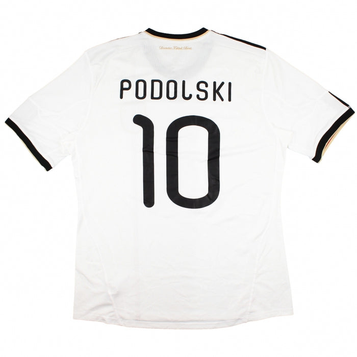 Germany 2010-11 Home Shirt (Podolski #10) ((Excellent) XXL)