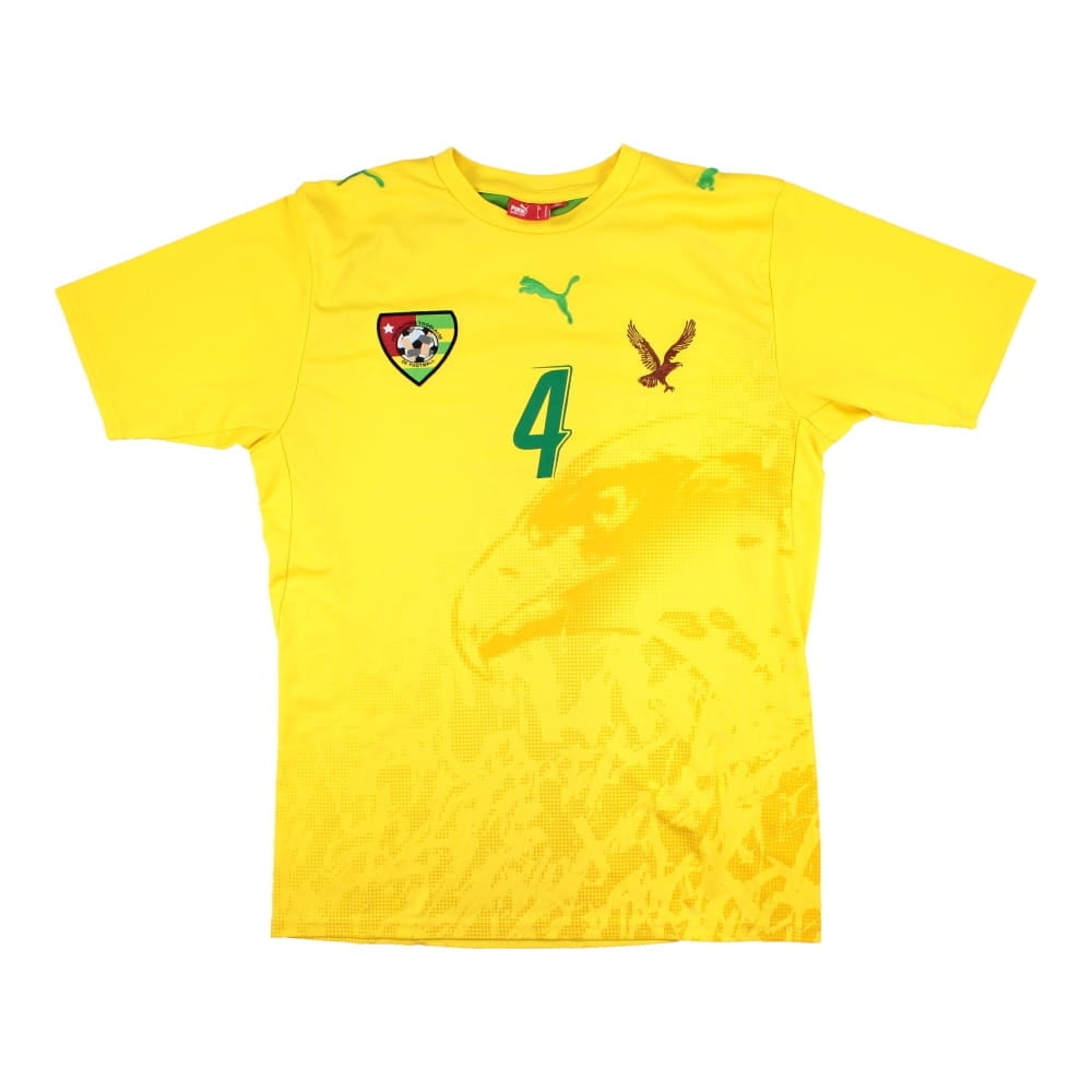 Togo 2006-07 Home Shirt (Adebayor #4) ((Good) M)_0