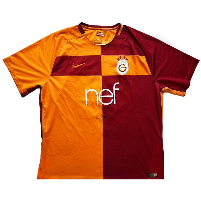 Galatasaray 2017-18 Home Shirt (Belhanda #10) ((Very Good) XXL)
