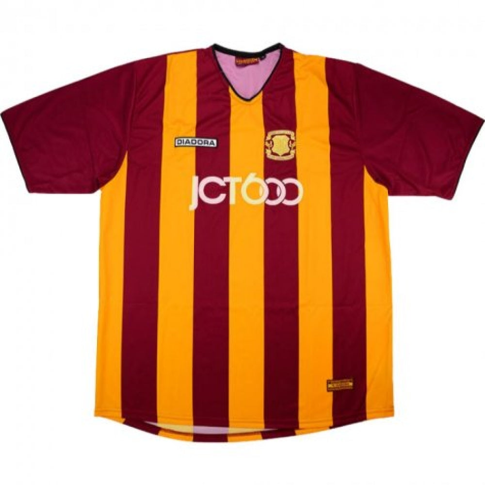 Bradford City 2003-04 Home Football Shirt (D.Windass #8) ((Very Good) XL)_1