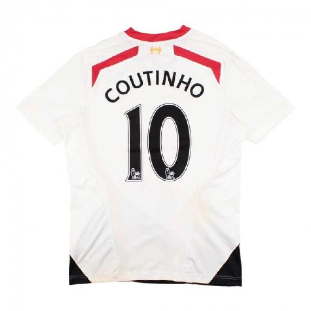 Liverpool 2013-14 Away Shirt (Coutinho #10) ((Fair) M)_0