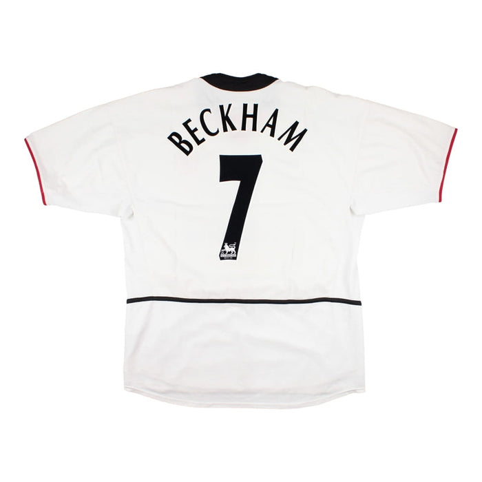 Manchester United 2002-03 Away Shirt (Beckham #7) ((Very Good) L)