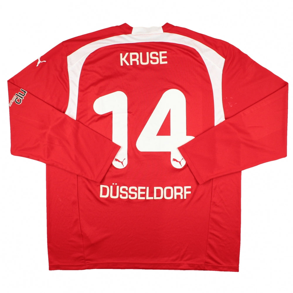 Fortuna Dusseldorf 2006-07 Long Sleeved Home Shirt (Kruse #14) ((Very Good) XL)_0