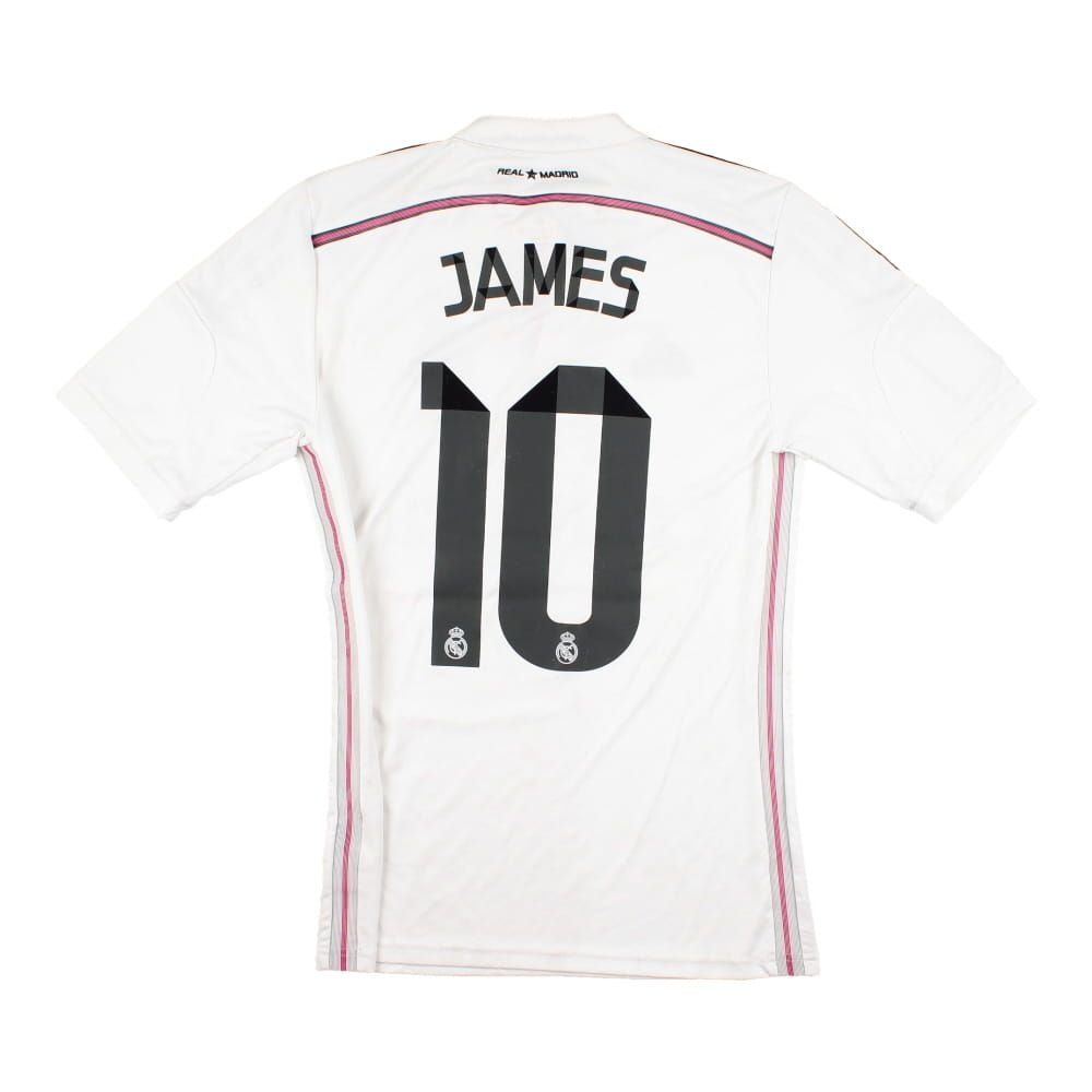 Real Madrid 2014-15 Home Shirt (James 10) ((Very Good) XS)