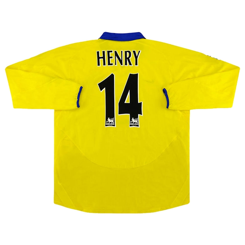 Arsenal 2003-05 LS Away Shirt (Henry #14) (XL) (Excellent)