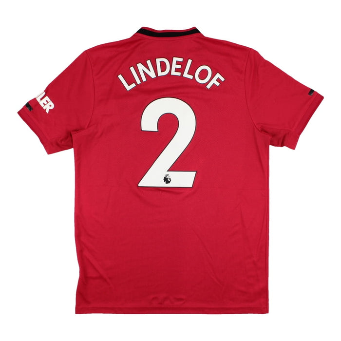 Manchester United 2019-20 Home Shirt (Lindelof #2) (M) (Very Good)