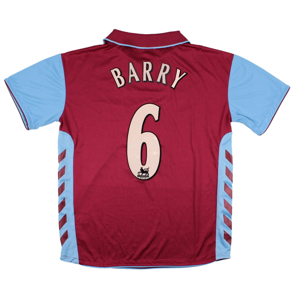 Aston Villa 2006-07 Home Shirt (Barry #6) (M) (Excellent)_0