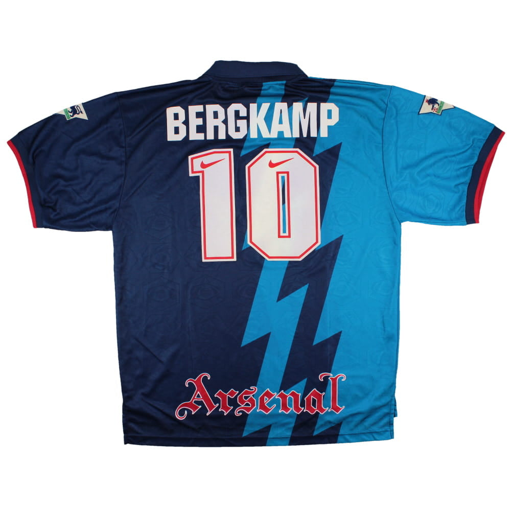 Arsenal 1995-96 Away Shirt (Bergkamp #10) (XXL) (Excellent)_0