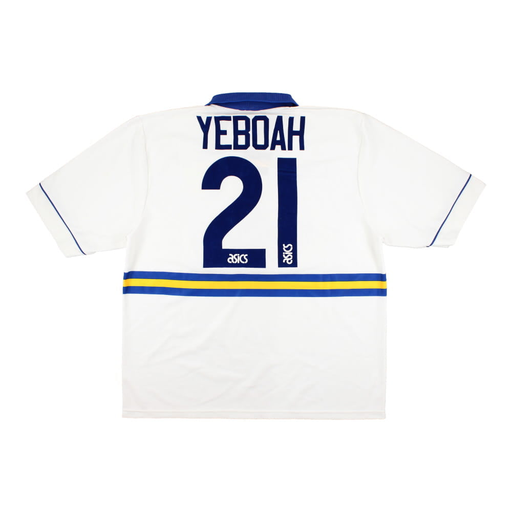 Leeds 1993-95 Home Shirt (Yeboah #21) (XL) ((Excellent) XL)_0