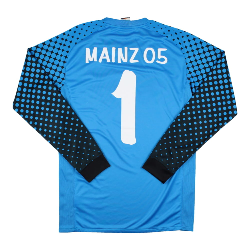 Mainz 2009-10 Long Sleeve Home Goalkeeper Shirt (S) #1 (Mint)_0