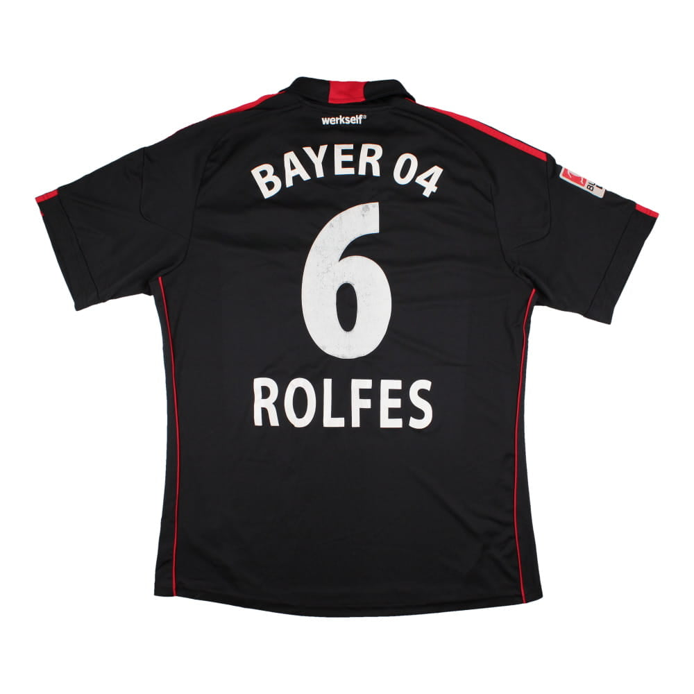 Bayer Leverkusen 2010-11 Home Shirt (XL) Rolfes #6 (Very Good)_0