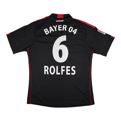 Bayer Leverkusen 2010-11 Home Shirt (XL) Rolfes #6 (Very Good)_0