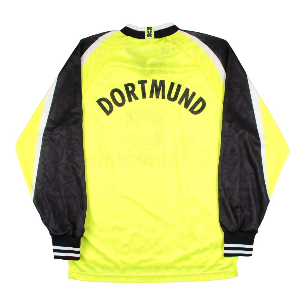 Borussia Dortmund 1995-96 Long Sleeve Home Shirt (S) (Excellent)_1
