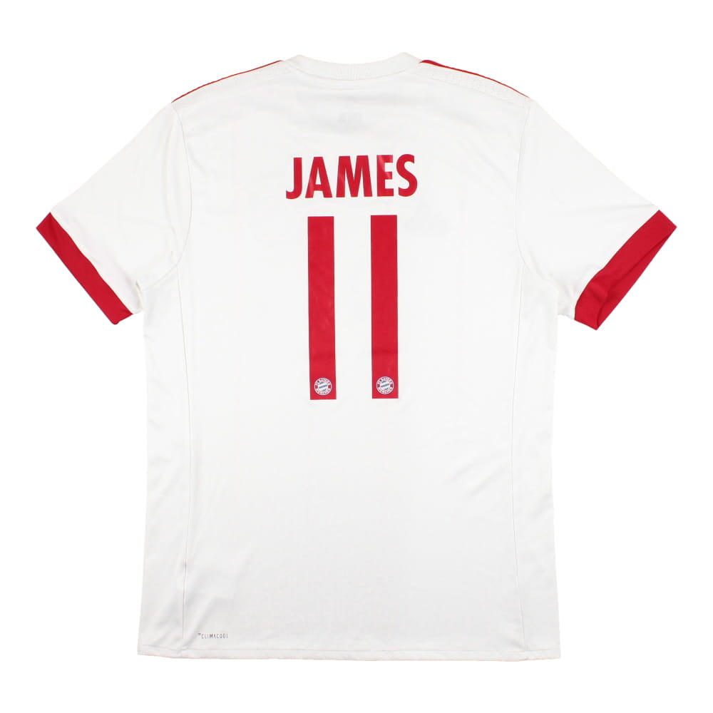 Bayern Munich 2017-18 Third Shirt (M) James #11 (Very Good)_0