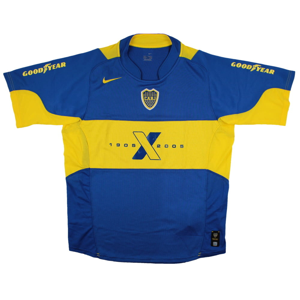 Boca Juniors 2005-06 Home Shirt (L) (Excellent)_0