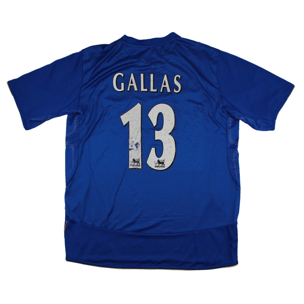 Chelsea 2005-06 Home Shirt (XL) Gallas #13 (Very Good)_0