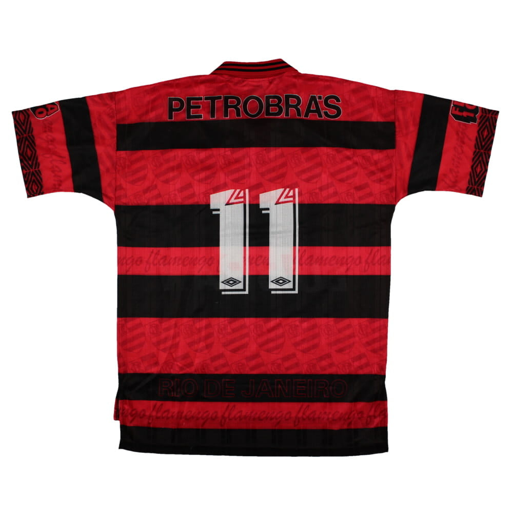 Flamengo 1995-96 Home Shirt (M) #11 (Very Good)_0