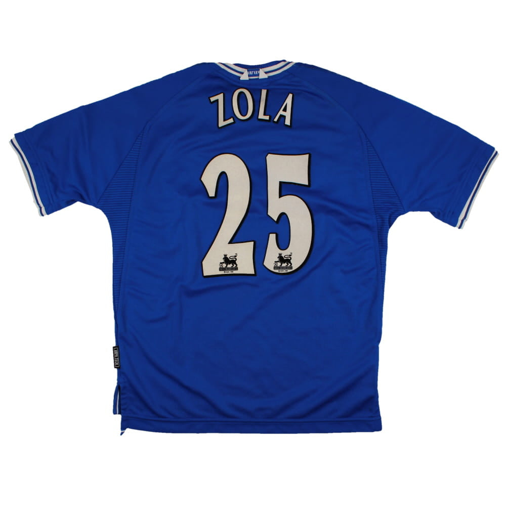 Chelsea 1999-2001 Home Shirt (Youths) Zola #25 (Excellent)_0
