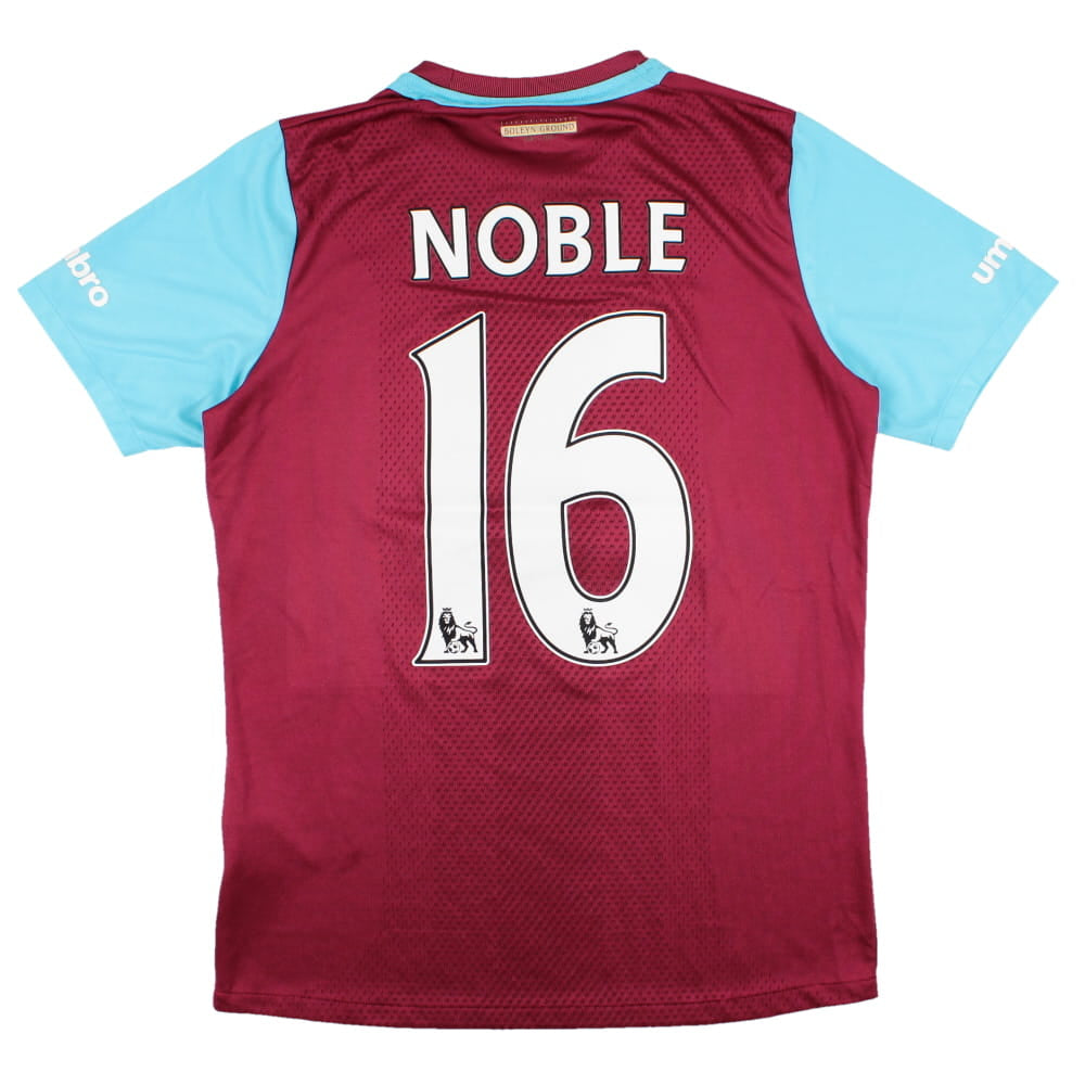 West Ham United 2015-16 Home Shirt (S) Noble #16 (Excellent)_0