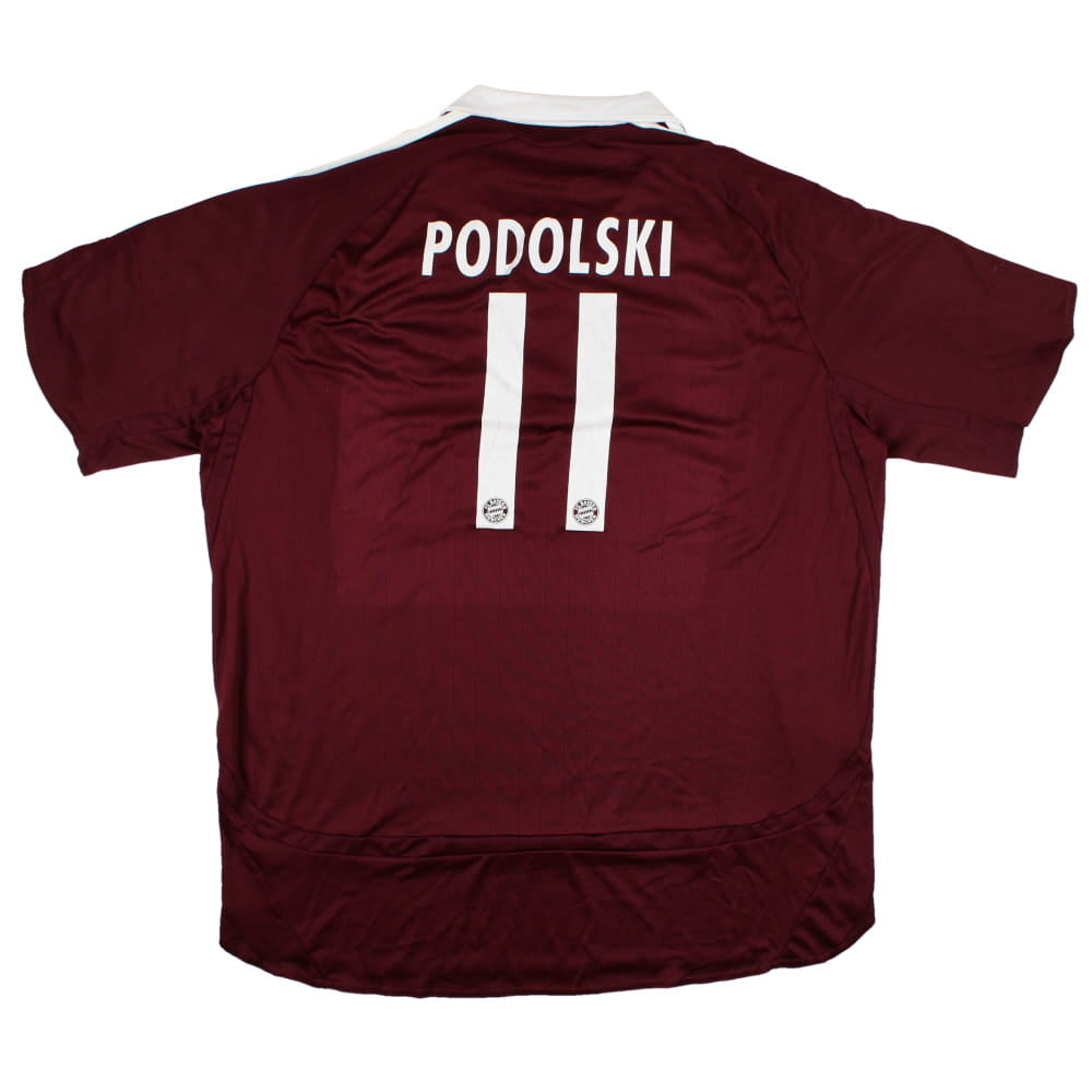 Bayern Munich 2006-07 Champions League Third Shirt (XL) Podolski #11 (Very Good)_0