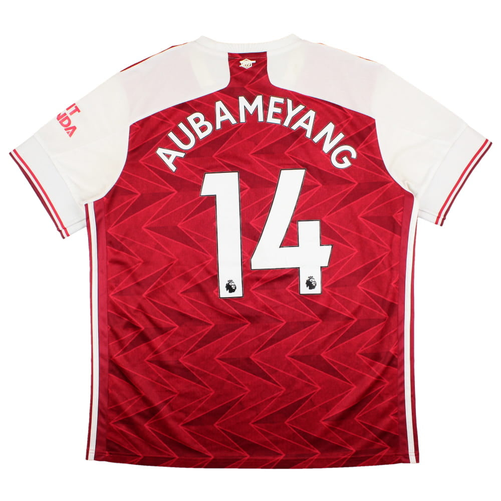 Arsenal 2020-21 Home Shirt (XL) Aubameyang #14 (Very Good)_0