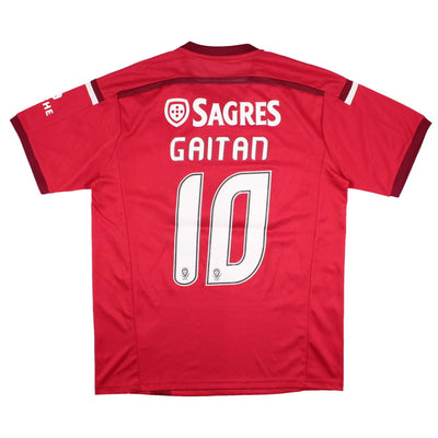 Benfica 2014-15 Home Shirt (L) Gaitan #10 (Very Good)_0