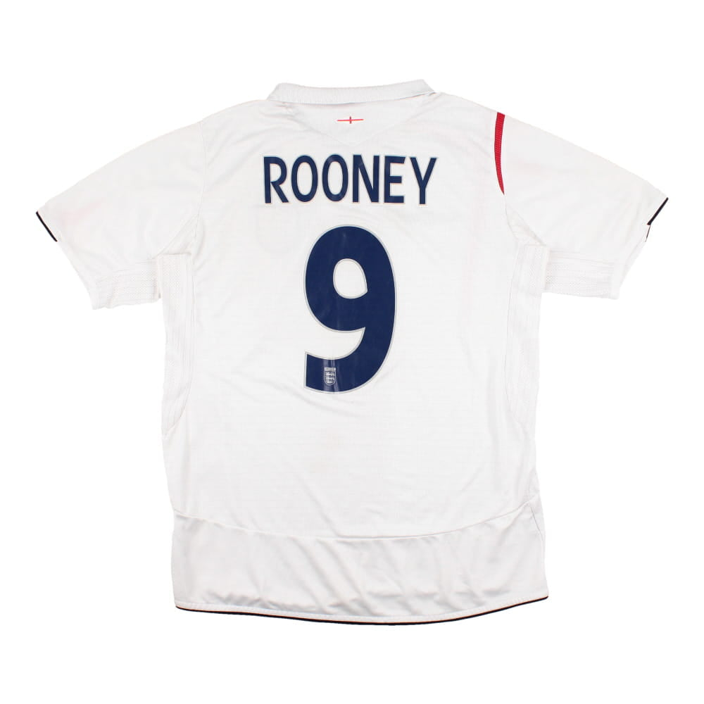 England 2007-09 Home Shirt (Rooney #9) (Fair)_0