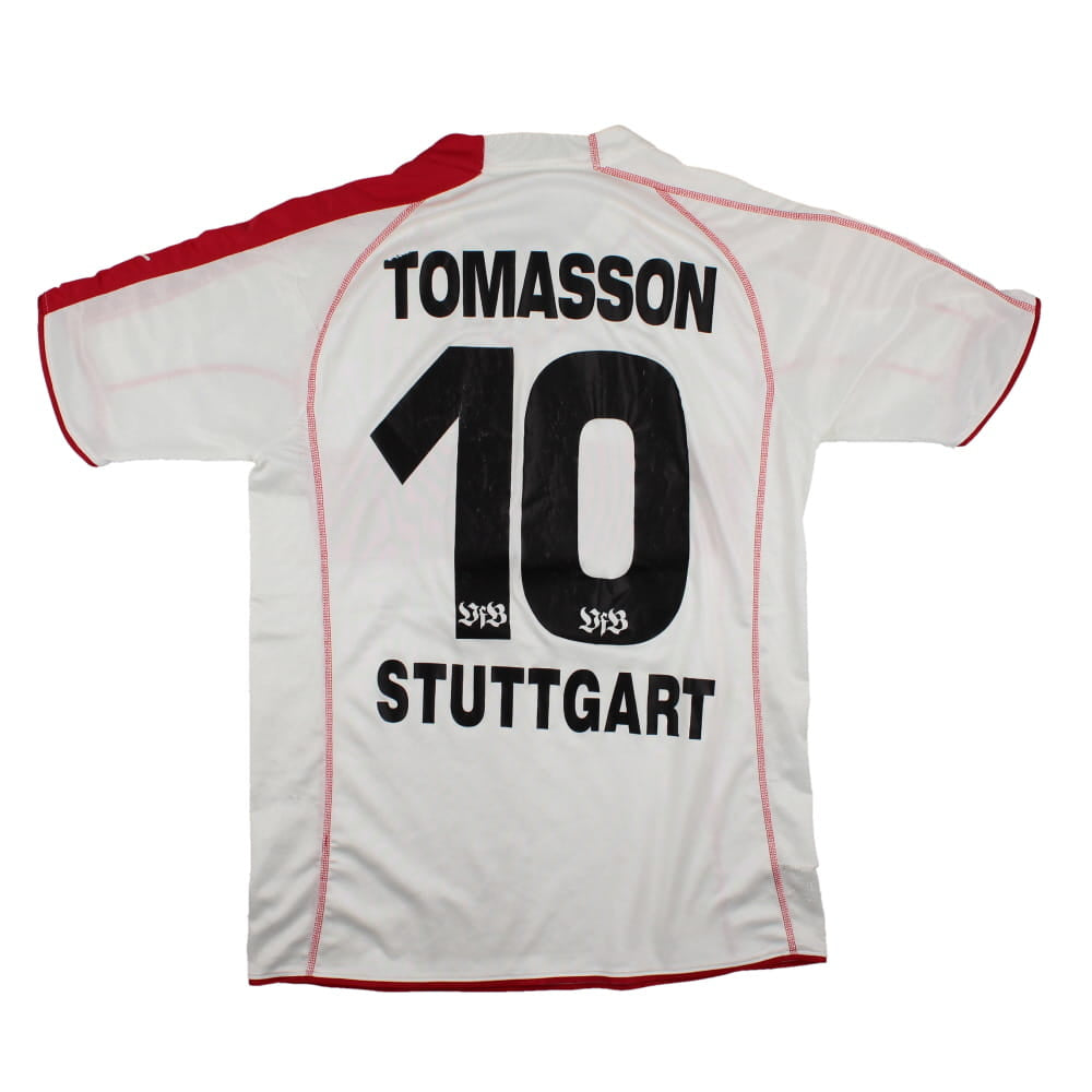 VFB Stuttgart 2005-06 Home Shirt (L) Tomasson #10 (Good)_0