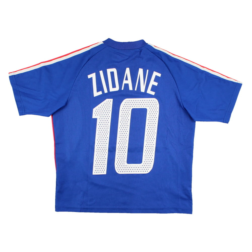 France 2002-04 Youth Home Shirt (LB) Zidane #10 (Mint)_0