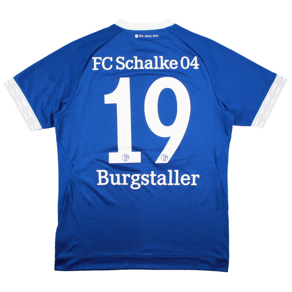 Schalke 2018-19 Home Shirt (M) Burgstaller #19 (Mint)_0
