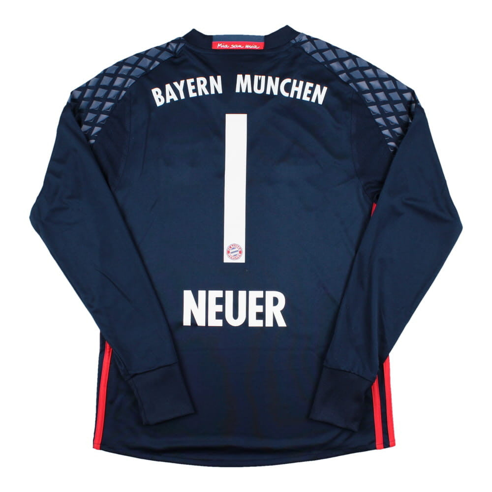 Bayern Munich 2016-17 Long Sleeve Goalkeeper Home Shirt (XLB) Neuer #1 (BNWT)_0