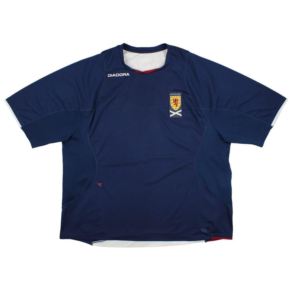 Scotland 2007-08 Diadora Training Shirt (2xl) (Very Good)_0