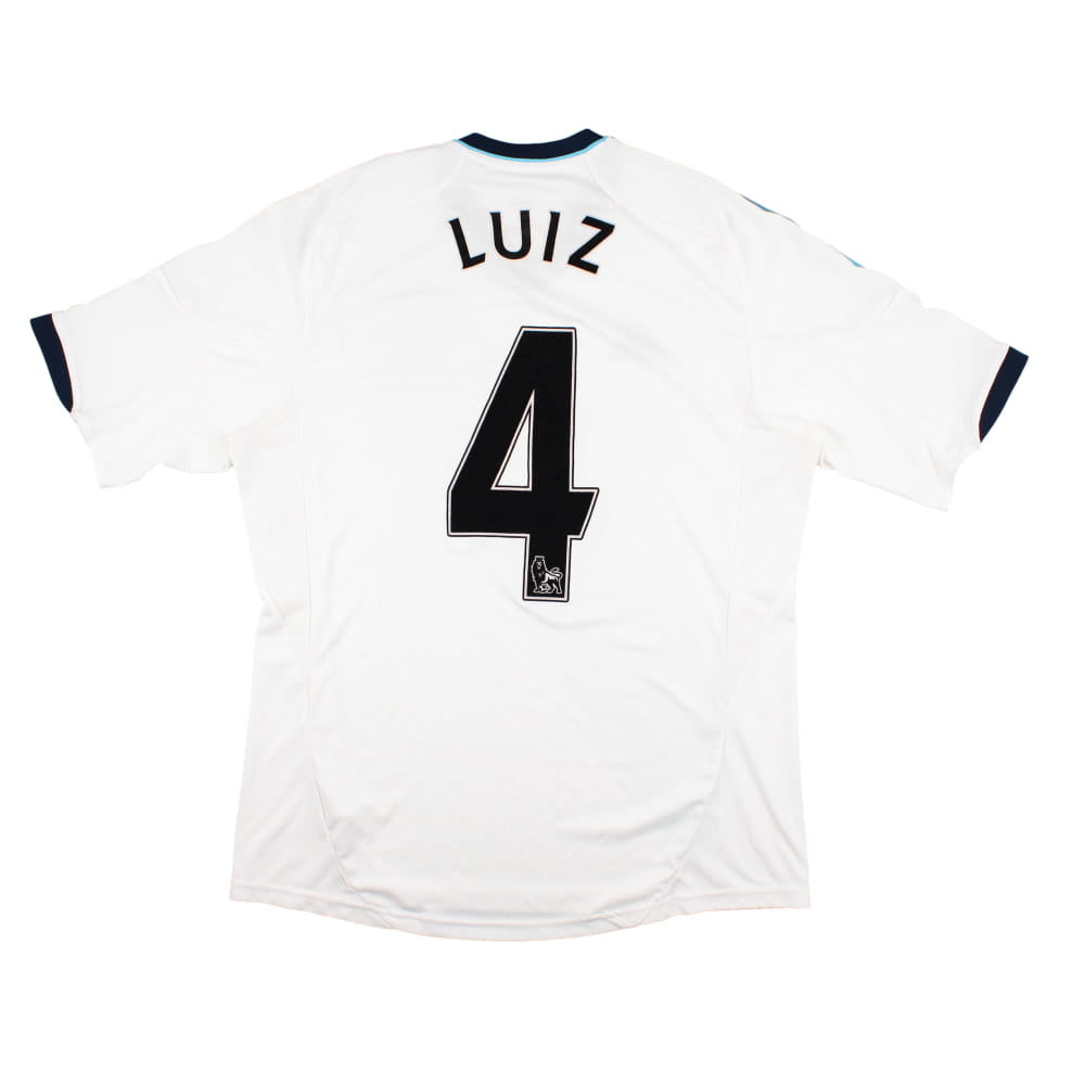 Chelsea 2012-13 Away Shirt (David Luiz #4) (L) (Fair)_0