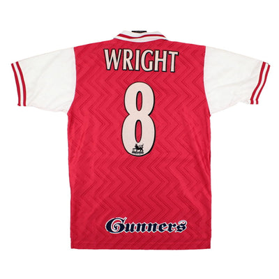 Arsenal 1996-98 Home Shirt (Wright #8) (XL Boys) (Very Good)_0