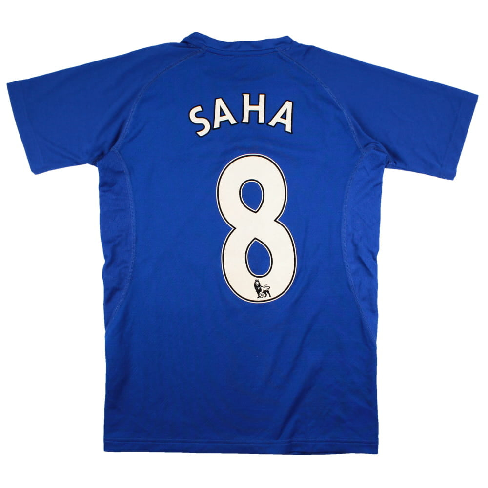 Everton 2010-11 Home Shirt (Saha #8) (S) (Very Good)_0