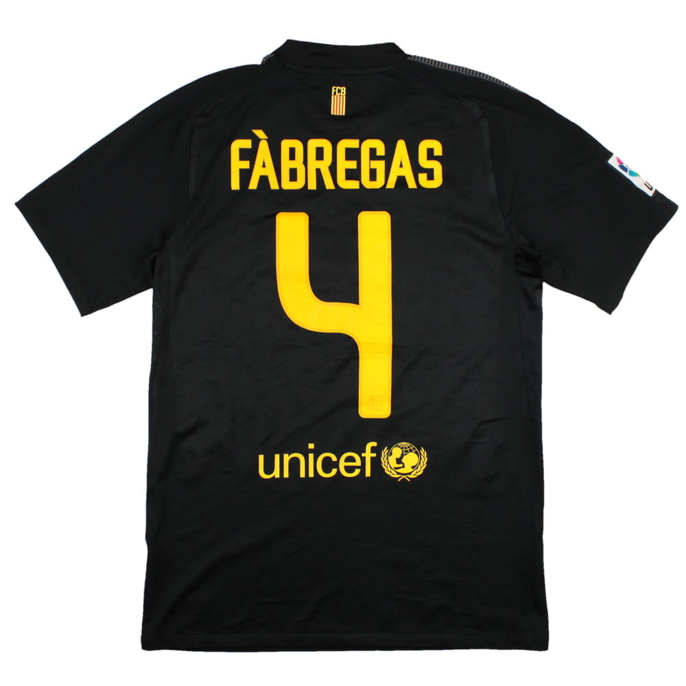 Barcelona 2011-12 Away Shirt (Fabregas #4) (S) (Excellent)_0