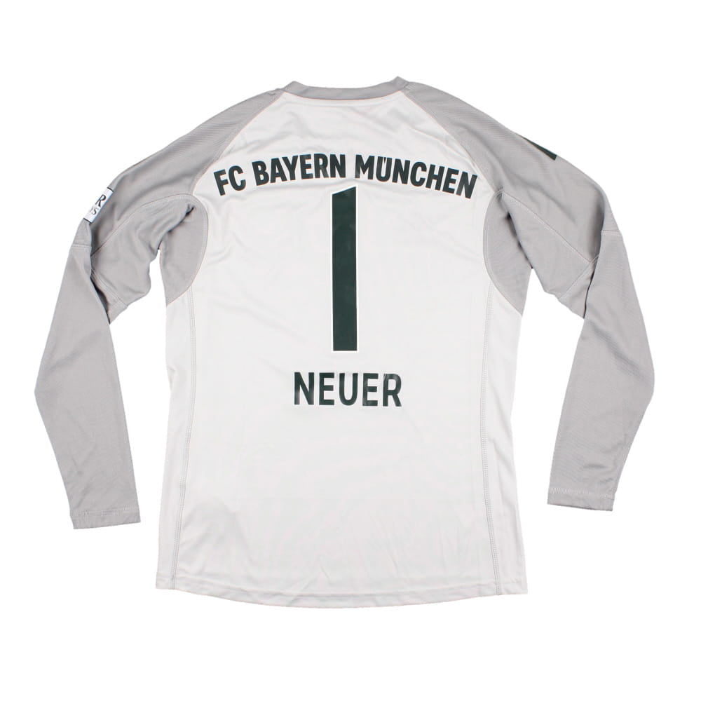 Bayern Munich 2016-17 Goalkeeper Home Long Sleeve Shirt (Neuer #1) (13-14y) (Mint)_0