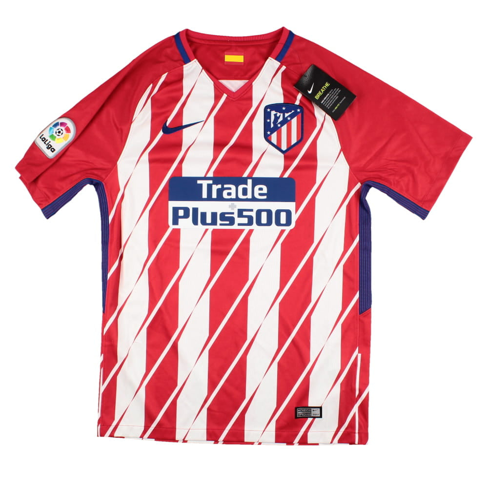 Atletico Madrid 2017-18 Home Shirt (Torres #9) (S) (Mint)_1