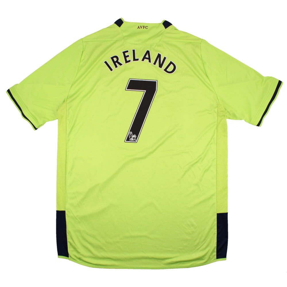 Aston Villa 2012-13 Away Shirt (Ireland #7) (3XL) (Good)_0