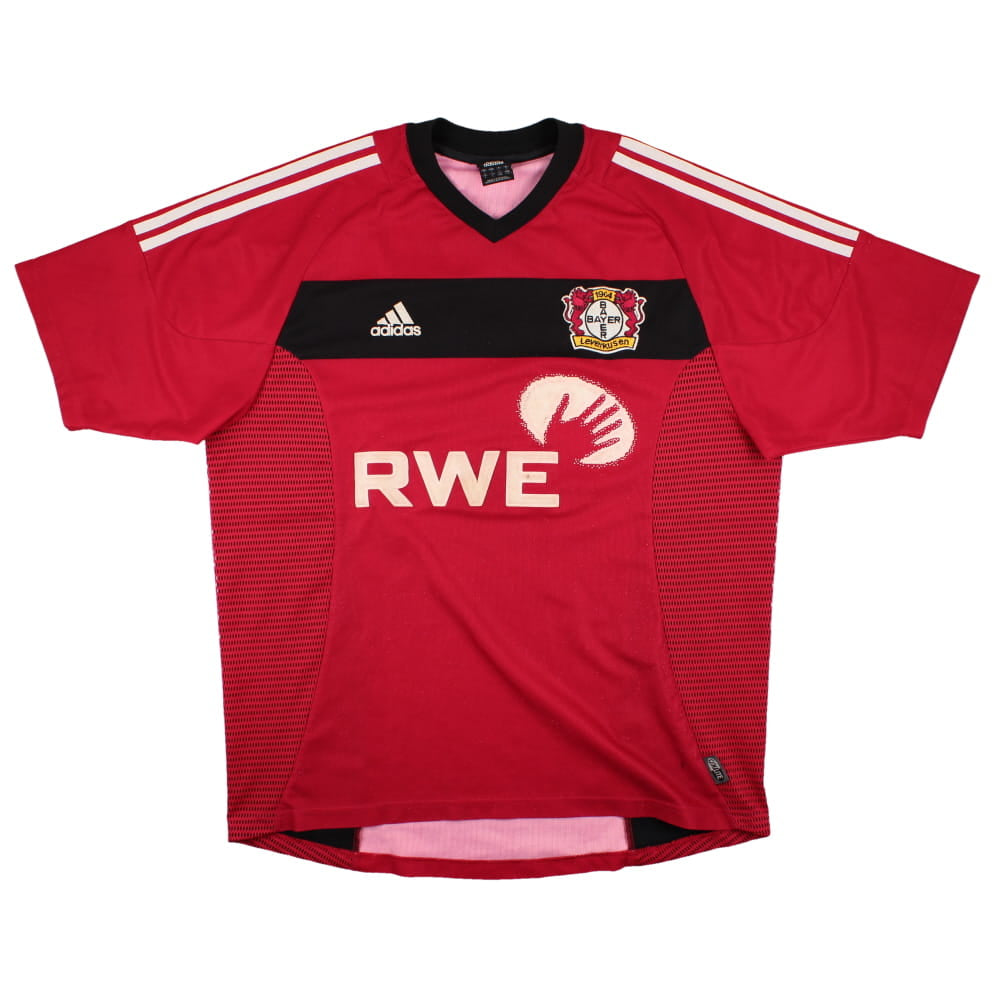Bayer Leverkusen 2002-04 Home Shirt (L) (Kirsten #9) (Good)_1