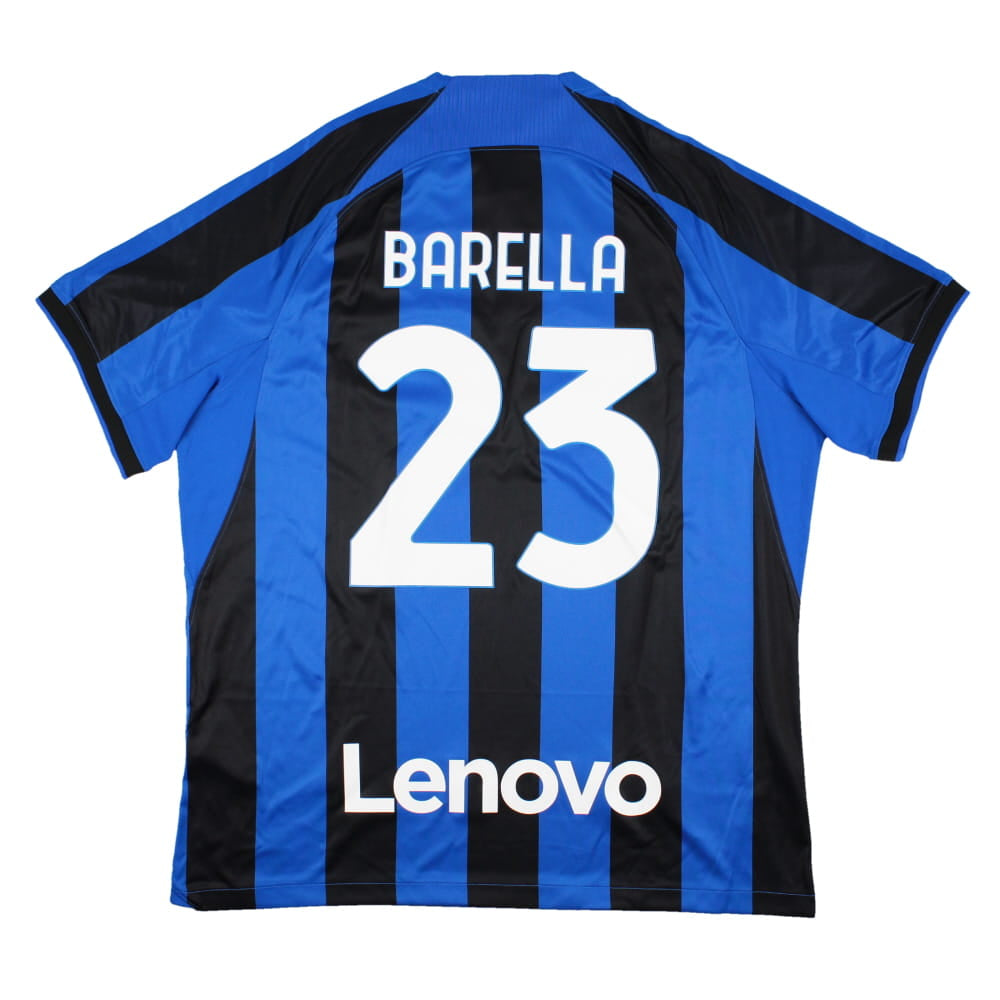 Inter Milan 2022-23 Home Shirt (XL) Barella #23 (Excellent)_0