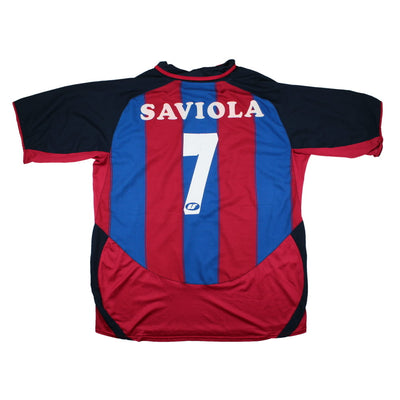 Barcelona 2003-04 Home Shirt (XL) Saviola #7 (Good)_0