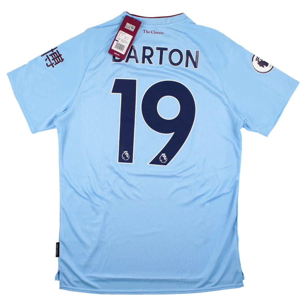 Burnley 2019-20 Away Shirt (M) (Barton #19) (BNWT)_0