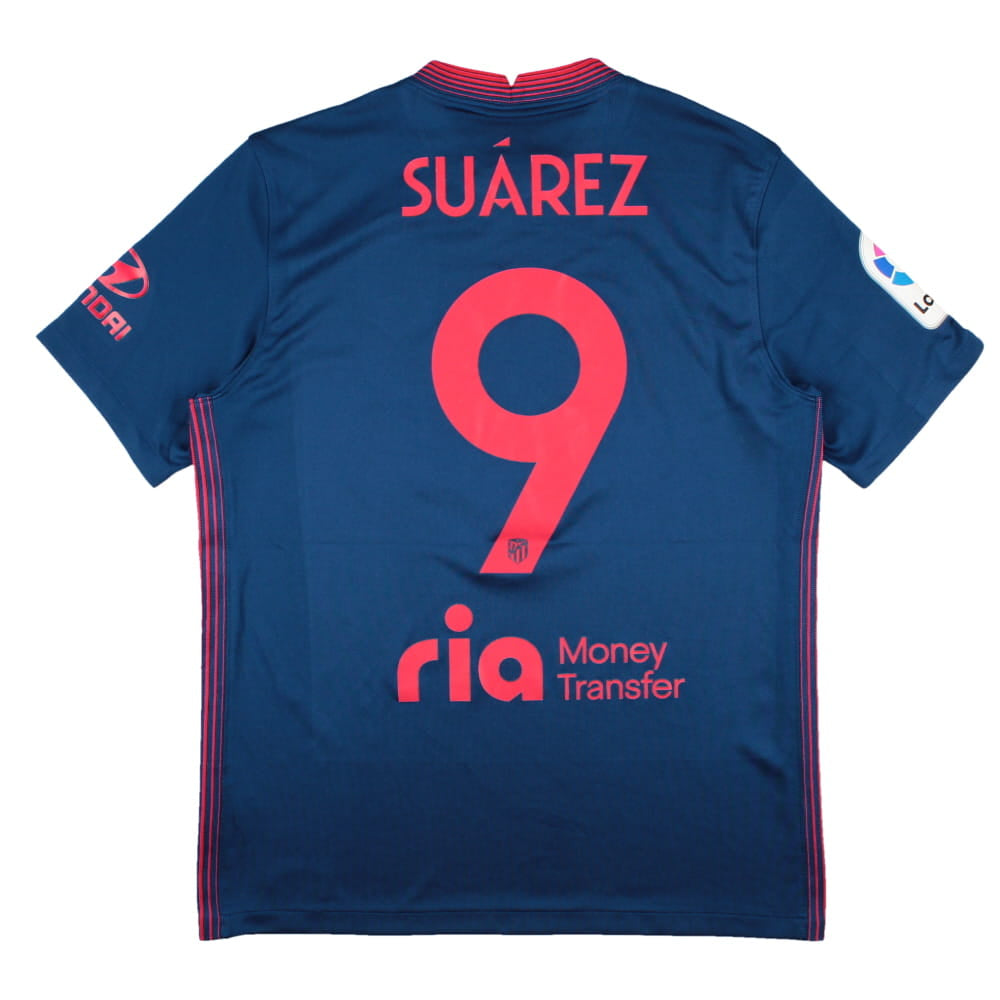 Atletico Madrid 2020-21 Away Shirt (M) Suarez #9 (Very Good)_0