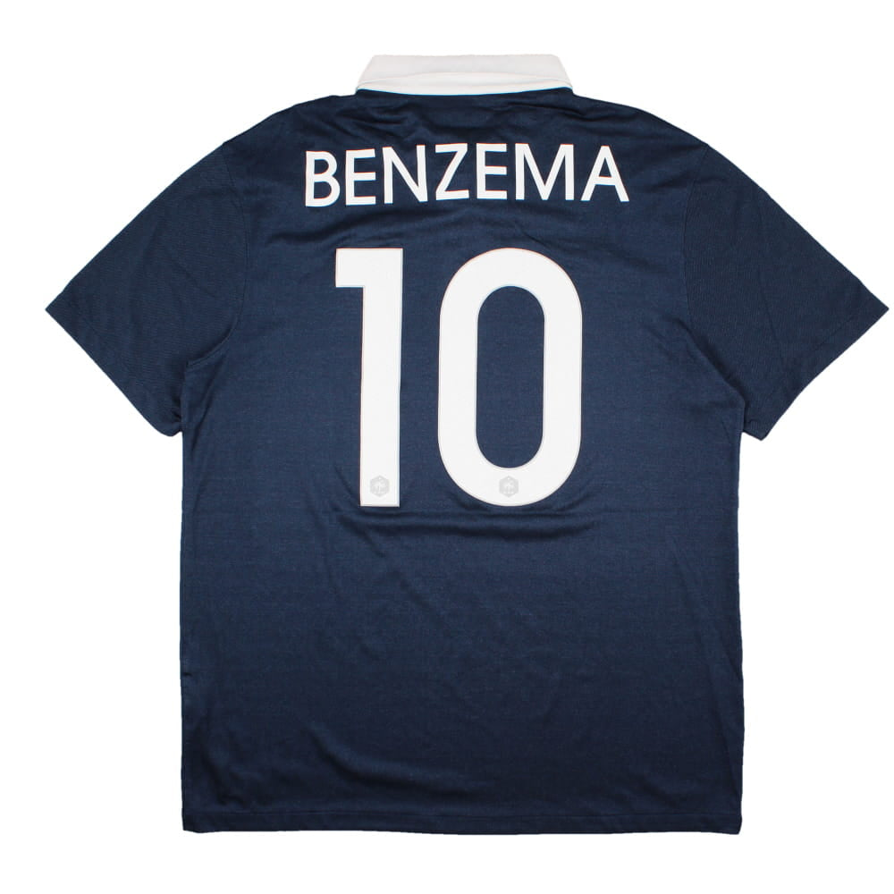 France 2014-16 Home Shirt (L) Benzema #10 (Mint)_0